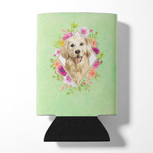 Load image into Gallery viewer, Golden Retriever Green Flowers Can or Bottle Hugger CK4395CC