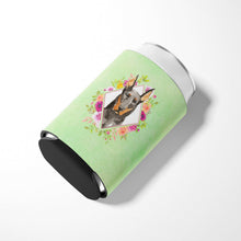 Load image into Gallery viewer, Doberman Pinsher Green Flowers Can or Bottle Hugger CK4401CC