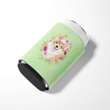 Load image into Gallery viewer, Corgi Green Flowers Can or Bottle Hugger CK4403CC