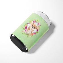 Load image into Gallery viewer, Chihuahua Green Flowers Can or Bottle Hugger CK4405CC
