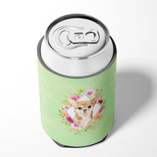 Load image into Gallery viewer, Chihuahua Green Flowers Can or Bottle Hugger CK4405CC