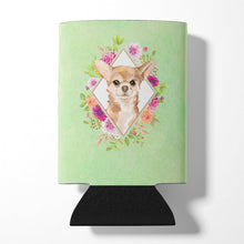 Load image into Gallery viewer, Chihuahua Green Flowers Can or Bottle Hugger CK4405CC