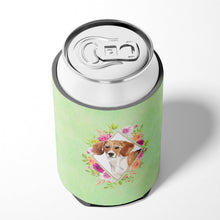 Load image into Gallery viewer, Beagle Green Flowers Can or Bottle Hugger CK4425CC