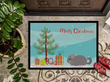 Load image into Gallery viewer, Agouti Chinchilla Merry Christmas Doormat - 18x27 Decorative Floor Mat – Indoor/Outdoor Rug with Artistic Flair CK4430MAT