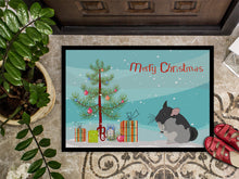 Load image into Gallery viewer, Black Velvet Chinchilla Merry Christmas Doormat - 18x27 Decorative Floor Mat – Indoor/Outdoor Rug with Artistic Flair CK4432MAT