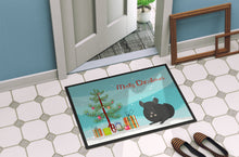 Load image into Gallery viewer, Charcoal Chinchilla Merry Christmas Doormat - 18x27 Decorative Floor Mat – Indoor/Outdoor Rug with Artistic Flair CK4433MAT