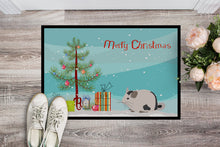 Load image into Gallery viewer, Mosaic Chinchilla Merry Christmas Doormat - 24x36 Decorative Floor Mat – Indoor/Outdoor Rug with Artistic Flair CK4435JMAT