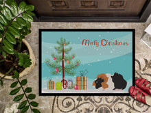Load image into Gallery viewer, Abyssinian Guinea Pig Merry Christmas Doormat - 18x27 Decorative Floor Mat – Indoor/Outdoor Rug with Artistic Flair CK4438MAT