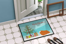 Load image into Gallery viewer, Peruvian Guinea Pig Merry Christmas Doormat - 24x36 Decorative Floor Mat – Indoor/Outdoor Rug with Artistic Flair CK4443JMAT