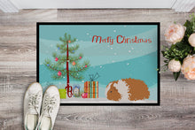 Load image into Gallery viewer, Texel Guinea Pig Merry Christmas Doormat - 18x27 Decorative Floor Mat – Indoor/Outdoor Rug with Artistic Flair CK4449MAT
