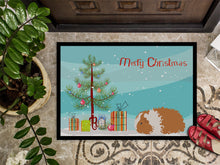 Load image into Gallery viewer, Texel Guinea Pig Merry Christmas Doormat - 18x27 Decorative Floor Mat – Indoor/Outdoor Rug with Artistic Flair CK4449MAT