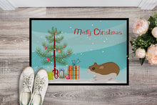 Load image into Gallery viewer, Chinese Hamster Merry Christmas Doormat - 24x36 Decorative Floor Mat – Indoor/Outdoor Rug with Artistic Flair CK4450JMAT