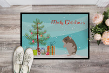 Load image into Gallery viewer, Dwarf Hamster Merry Christmas Doormat - 24x36 Decorative Floor Mat – Indoor/Outdoor Rug with Artistic Flair CK4451JMAT