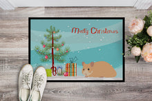 Load image into Gallery viewer, Syrian Golden Hamster Merry Christmas Doormat - 18x27 Decorative Floor Mat – Indoor/Outdoor Rug with Artistic Flair CK4455MAT