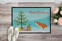 Load image into Gallery viewer, White Legged Hamster Merry Christmas Doormat - 18x27 Decorative Floor Mat – Indoor/Outdoor Rug with Artistic Flair CK4458MAT