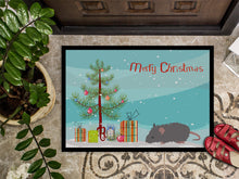 Load image into Gallery viewer, Australian Long Coated Mouse Merry Christmas Doormat - 18x27 Decorative Floor Mat – Indoor/Outdoor Rug with Artistic Flair CK4459MAT