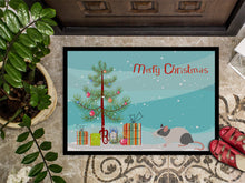 Load image into Gallery viewer, Japanese Mouse Merry Christmas Doormat - 24x36 Decorative Floor Mat – Indoor/Outdoor Rug with Artistic Flair CK4463JMAT