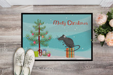 Load image into Gallery viewer, Satin Mouse Merry Christmas Doormat - 24x36 Decorative Floor Mat – Indoor/Outdoor Rug with Artistic Flair CK4464JMAT