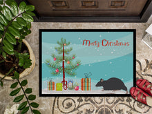 Load image into Gallery viewer, Black Rat Merry Christmas Doormat - 18x27 Decorative Floor Mat – Indoor/Outdoor Rug with Artistic Flair CK4468MAT
