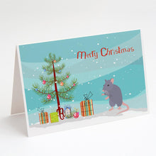 Load image into Gallery viewer, Blue Rat Merry Christmas Greeting Cards -  Blank Note Cards – 8-Pack of Artist-Designed Cards with Envelopes