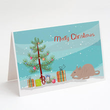 Load image into Gallery viewer, Fuzz Rat Merry Christmas Greeting Cards -  Blank Note Cards – 8-Pack of Artist-Designed Cards with Envelopes
