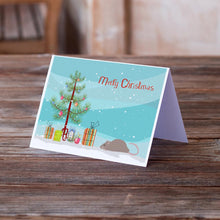 Load image into Gallery viewer, Satin Rat Merry Christmas Greeting Cards -  Blank Note Cards – 8-Pack of Artist-Designed Cards with Envelopes