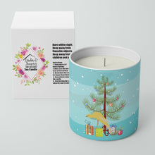 Load image into Gallery viewer, Belgian Hunchback Canary Merry Christmas 10 oz Decorative Soy Candle