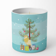 Load image into Gallery viewer, French Curly Canary Merry Christmas 10 oz Decorative Soy Candle