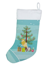 Load image into Gallery viewer, French Curly Canary Merry Christmas Christmas Stocking