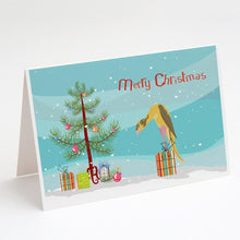 Load image into Gallery viewer, Jibso Canary Merry Christmas Greeting Cards -  Blank Note Cards – 8-Pack of Artist-Designed Cards with Envelopes