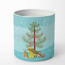 Load image into Gallery viewer, Lizard Canary Merry Christmas 10 oz Decorative Soy Candle
