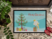 Load image into Gallery viewer, Parisian Trumpeter Canary Merry Christmas Doormat - 18x27 Decorative Floor Mat – Indoor/Outdoor Rug with Artistic Flair CK4484MAT