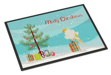 Load image into Gallery viewer, Parisian Trumpeter Canary Merry Christmas Doormat - 18x27 Decorative Floor Mat – Indoor/Outdoor Rug with Artistic Flair CK4484MAT