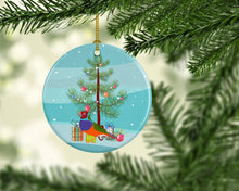 Load image into Gallery viewer, Amadina Merry Christmas Ornament - Round Ceramic Ornament – Artist-Designed Keepsake Decoration