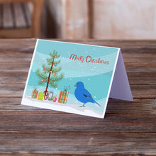 Load image into Gallery viewer, Bunting Merry Christmas Greeting Cards -  Blank Note Cards – 8-Pack of Artist-Designed Cards with Envelopes