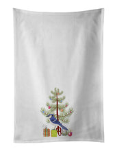 Load image into Gallery viewer, Jay Bird Merry Christmas White Kitchen Towel Set of 2