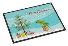 Load image into Gallery viewer, Ring-Necked Parakeet Merry Christmas Doormat - 24x36 Decorative Floor Mat – Indoor/Outdoor Rug with Artistic Flair CK4502JMAT