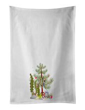 Load image into Gallery viewer, Angelfish Merry Christmas White Kitchen Towel Set of 2