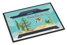 Load image into Gallery viewer, Butterfly Fish Merry Christmas Doormat - 24x36 Decorative Floor Mat – Indoor/Outdoor Rug with Artistic Flair CK4505JMAT