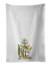 Load image into Gallery viewer, Butterfly Fish Merry Christmas White Kitchen Towel Set of 2