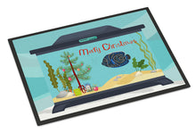 Load image into Gallery viewer, Emperor Angelfish Merry Christmas Doormat - 24x36 Decorative Floor Mat – Indoor/Outdoor Rug with Artistic Flair CK4508JMAT