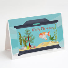 Load image into Gallery viewer, Lionhead Goldfish Merry Christmas Greeting Cards -  Blank Note Cards – 8-Pack of Artist-Designed Cards with Envelopes