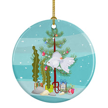 Load image into Gallery viewer, Ryukin Goldfish Merry Christmas Ornament - Round Ceramic Ornament – Artist-Designed Keepsake Decoration