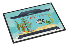 Load image into Gallery viewer, Telescope Eye Goldfish Merry Christmas Doormat - 24x36 Decorative Floor Mat – Indoor/Outdoor Rug with Artistic Flair CK4519JMAT