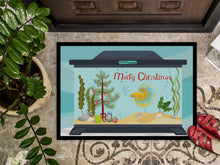 Load image into Gallery viewer, CrownTail Betta Merry Christmas Doormat - 24x36 Decorative Floor Mat – Indoor/Outdoor Rug with Artistic Flair CK4523JMAT