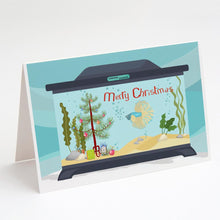 Load image into Gallery viewer, Elephant Ear Betta Merry Christmas Greeting Cards -  Blank Note Cards – 8-Pack of Artist-Designed Cards with Envelopes