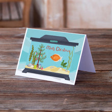 Load image into Gallery viewer, Kissing Gourami Merry Christmas Greeting Cards -  Blank Note Cards – 8-Pack of Artist-Designed Cards with Envelopes