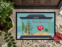 Load image into Gallery viewer, Veil Tail Betta Merry Christmas Doormat - 24x36 Decorative Floor Mat – Indoor/Outdoor Rug with Artistic Flair CK4533JMAT