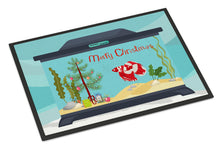 Load image into Gallery viewer, Veil Tail Betta Merry Christmas Doormat - 24x36 Decorative Floor Mat – Indoor/Outdoor Rug with Artistic Flair CK4533JMAT