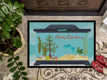 Load image into Gallery viewer, Sword Tail Guppy Merry Christmas Doormat - 24x36 Decorative Floor Mat – Indoor/Outdoor Rug with Artistic Flair CK4537JMAT